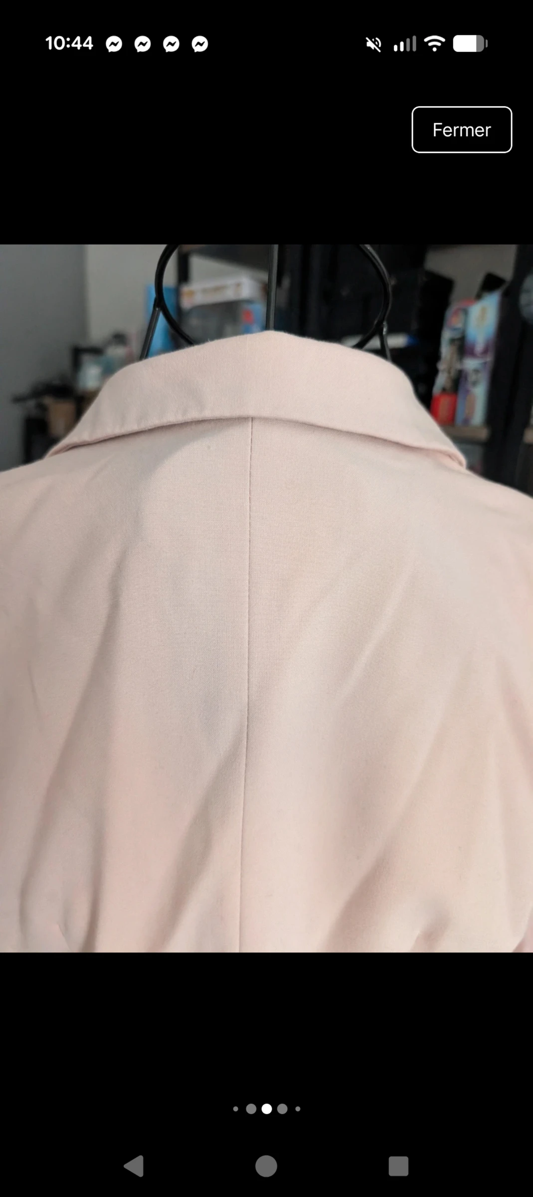 Magnifique Blazer / Zara Basic kostuumjas - Poederton / Nude - Maat M – photo 6
